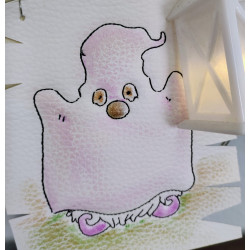 Stickdatei - Halloween Gnome 4 Gespenst